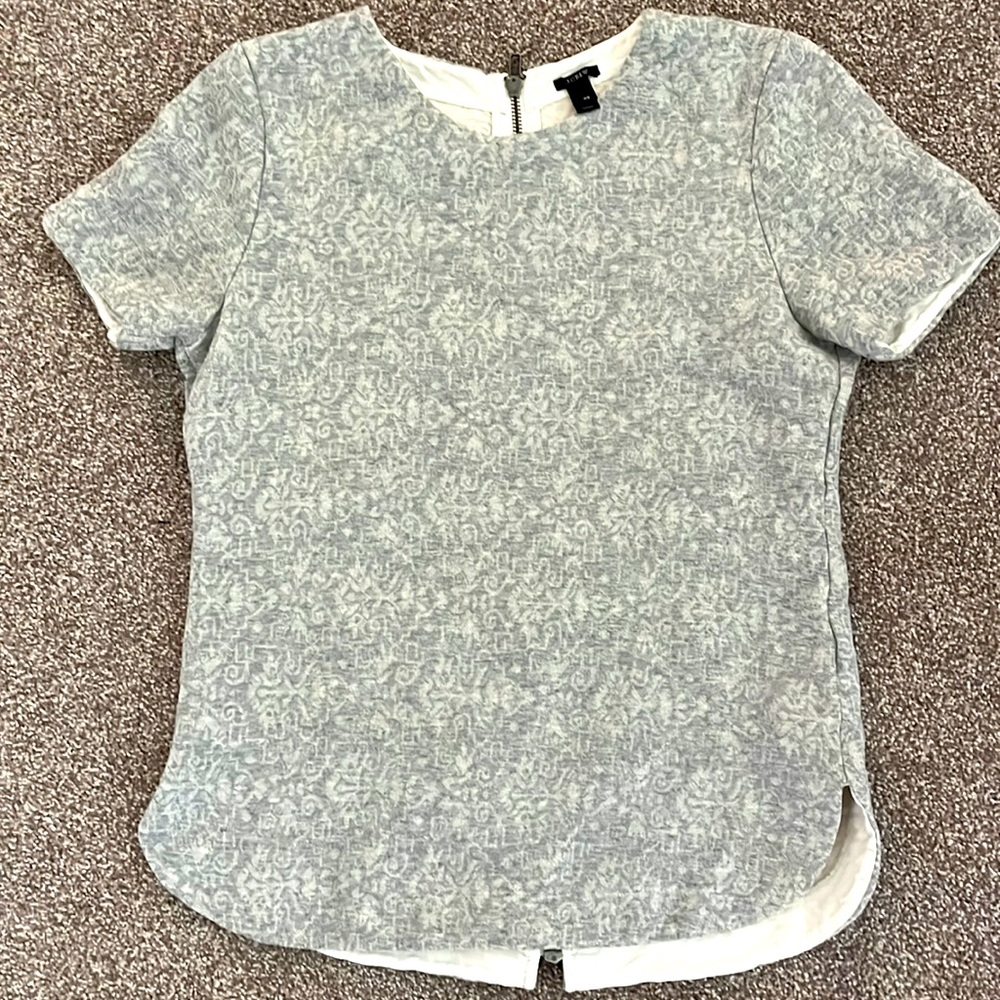 J.crew xs sweater with zipper back